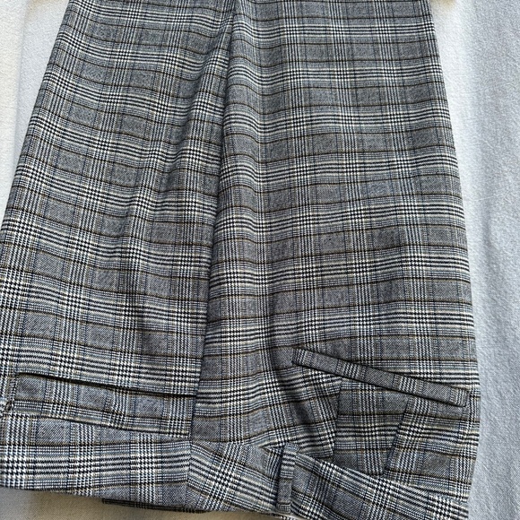Loft Plus ~ Glen Plaid High Waist Curvy Wide Leg Trouser in size 16 NWOT - Picture 6 of 7